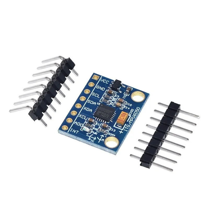 1 комплект IIC I2C GY-521 MPU-6050 MPU6050 3-Аксиални Аналогови Сензори Жироскоп + Модул, Акселерометър, сензор за Arduino с контакти 3-5 vdc