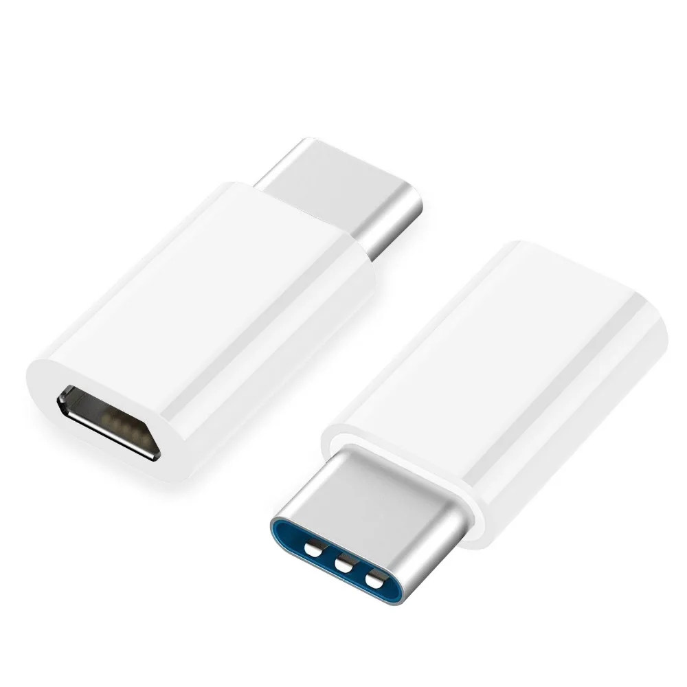 100 бр. конвертор Micro USB Type C адаптер за Huawei Macbook Samsung Xiaomi OTG Кабел зарядно устройство за пренос на данни USB адаптер C