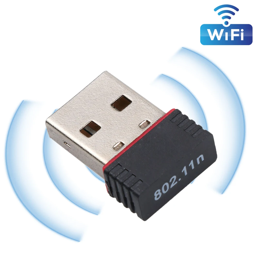 10ШТ Мини USB Wifi адаптер 150 Mbps антена 802.11 n USB безжичен приемник ключ мрежова карта