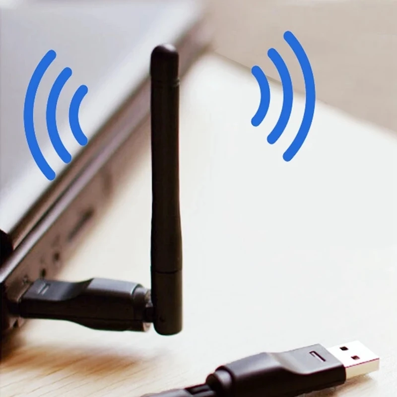 150 Mbps на 2,4 G Ralink-RT8188 Безжична Мрежова Карта USB 2dBi Wifi Антена Адаптер Dongle Мрежова Карта За PC, Лаптоп