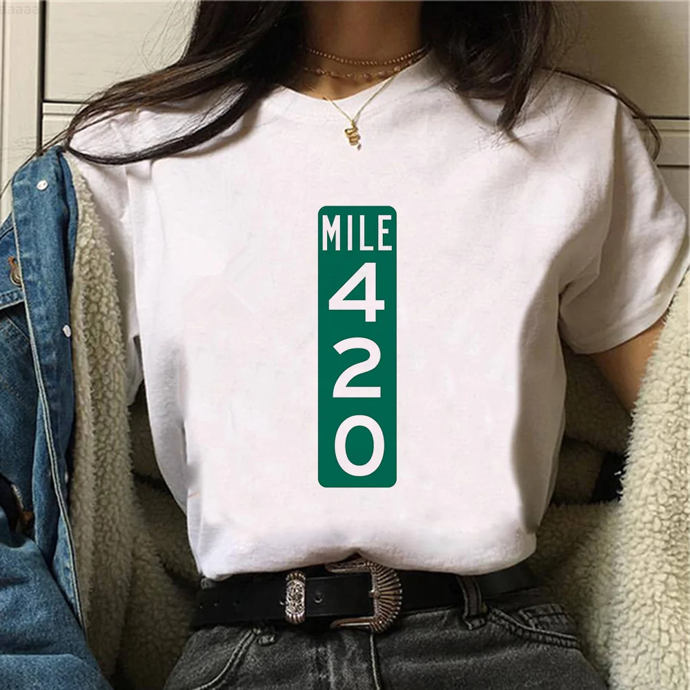 420 Тениска дамски Y2K manga забавна тениска за момичета манга облекло