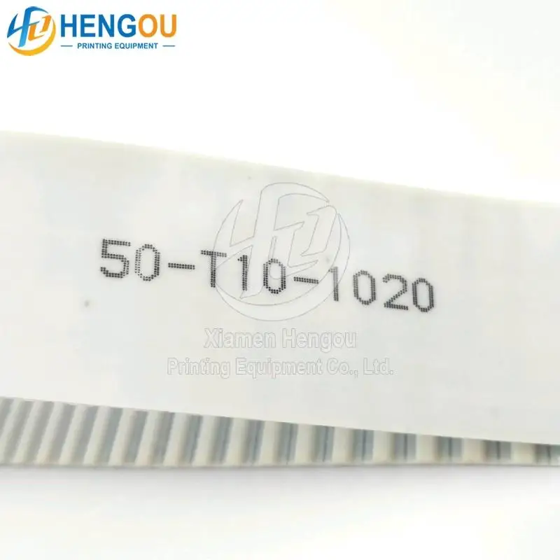 50-T10-1020 104 зъбите полиуретан, назъбен ремък Дължина 1020 мм Стъпка 10 мм Детайли печатна машина Heidelberg.