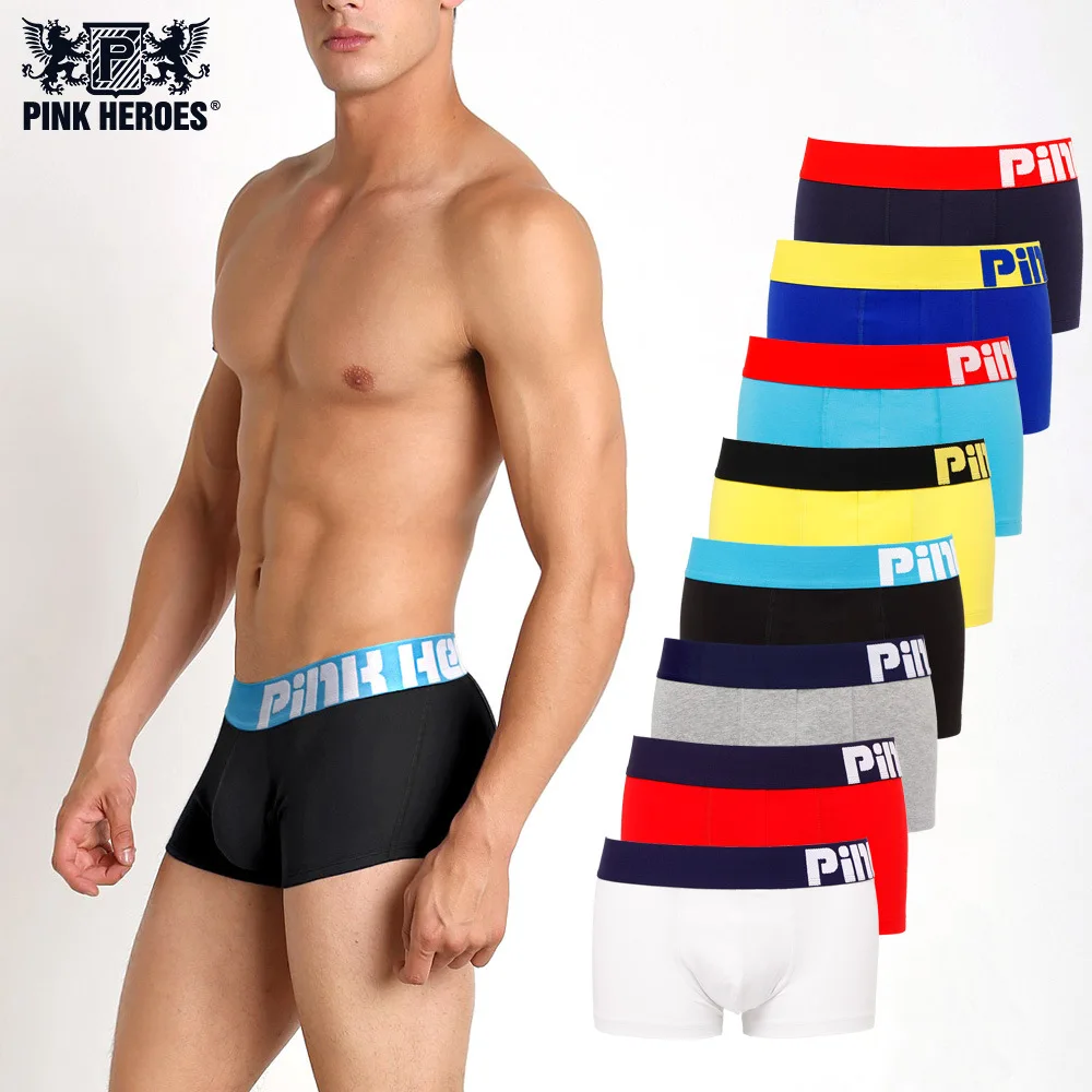 8 цвята, секси мъжки боксерки, популярно бельо големи размери, дишащи гащи от памук и ликра, обикновен мъжки къси панталони-боксерки