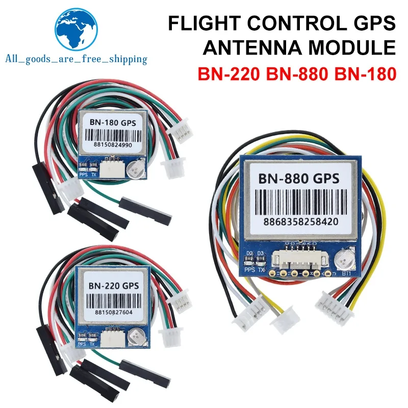 BN220 BN180 BN-880 Модул за ГНСС ниво TTL 3,0 V-5,0 V GPS ГЛОНАСС Двоен Модул GPS Антена Вградена СВЕТКАВИЦА BN-220 BN880
