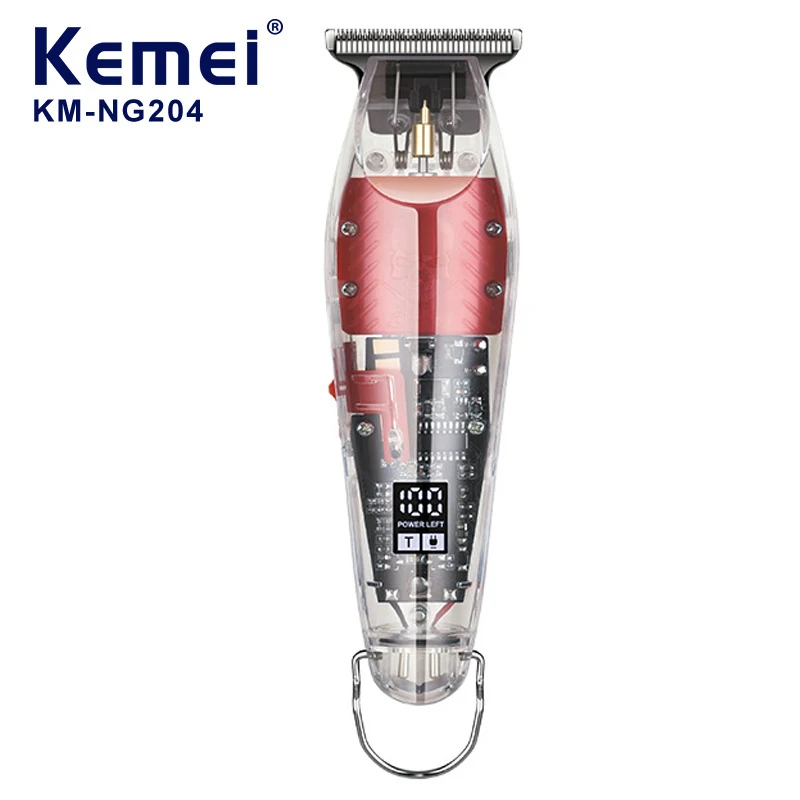 Kemei-NG204 тример за коса за мъже, тример за оформяне на брада, професионална машина за рязане на коса, самобръсначка, машина за подстригване на коса, самобръсначка