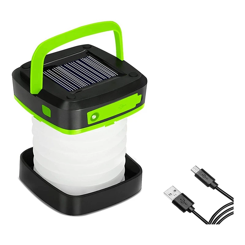 Led светлини за къмпинг на слънчеви батерии -Аварийни светлини, зареждащи се чрез USB-характеристика на полиграфическото лагерные светлини за прекъсване на тока