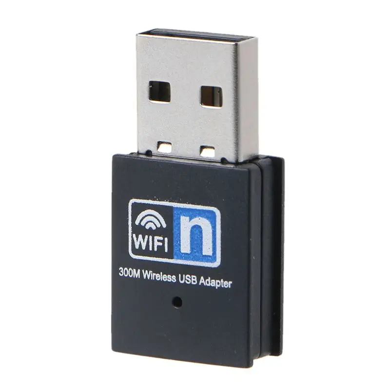 USB WiFi Адаптер 2,4 G Мини Wi-fi Безжична карта 300 Mbps с Usb ключ за Wlan Приемник с Висока Скорост 300 Mbps