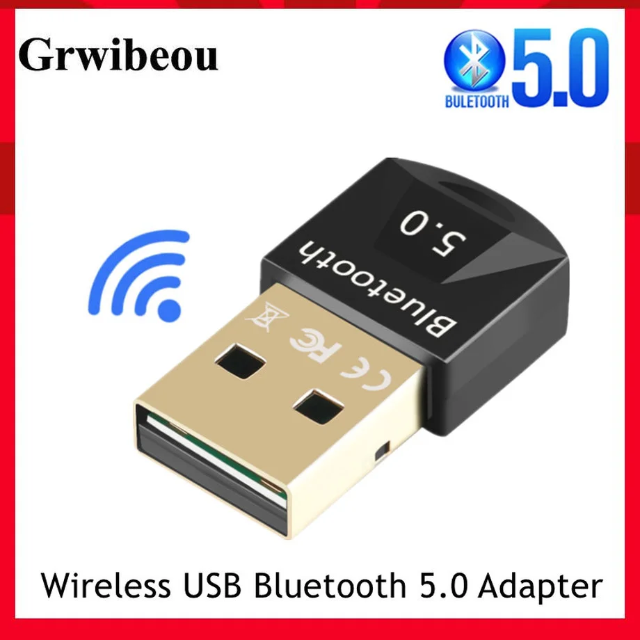 USB Безжичен адаптер, Bluetooth-устройството, USB приемник-предавател, Bluetooth USB-адаптер 5.0 за слушалки, динамика, КОМПЮТРИ, компютър, лаптоп