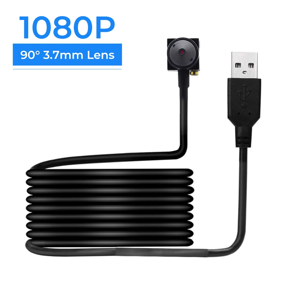 USB камера 1080P 720P-Full HD USB Мини камера за видео наблюдение широка, с обектив 3,7 мм 2,8 мм камера за сигурност на мини уеб камера