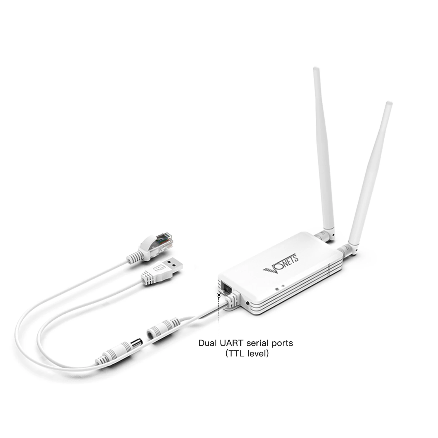 VONETS WiFi Сървър със Сериен Порт/WiFi Мост Ретранслатор Безжичен Рутер, Удължител на Сигнала на Точката за достъп до WiFi, за Медицински устройства VAP11S-232