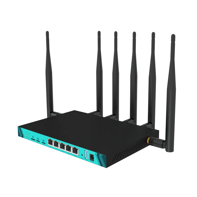 ZBT WG1602 1200 Mbps, LTE 4G Рутер Безжичен WiFi Два Модем CAT12 Модем Openwrt Рутер Висока Скорост на Две SIM-карти 4 * Gigabit Порт lan мрежа