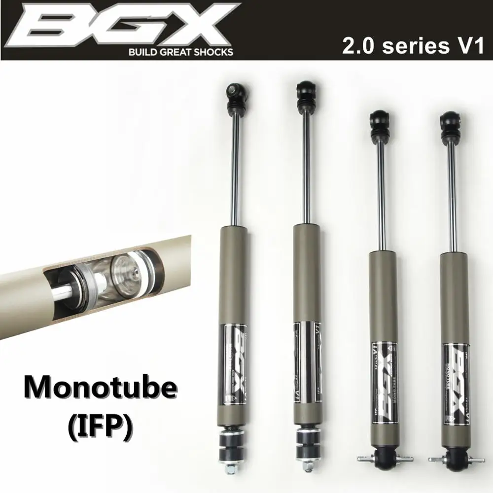 Амортисьори BGX MonoTube/IFP 2.0 серията V1 на лифта 07-18 Jeep Wrangler JK 1.5-3.5