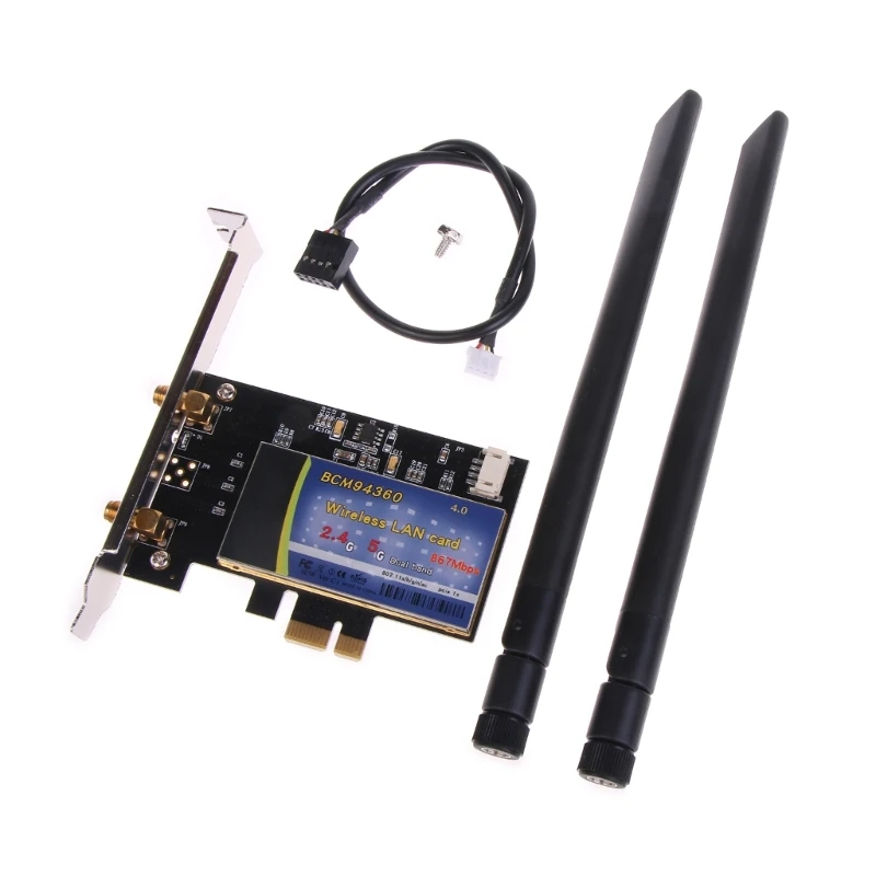 Безжична карта BCM94360 802.11 AC двойна лента тенис на Wifi-адаптер 5G PCI-E