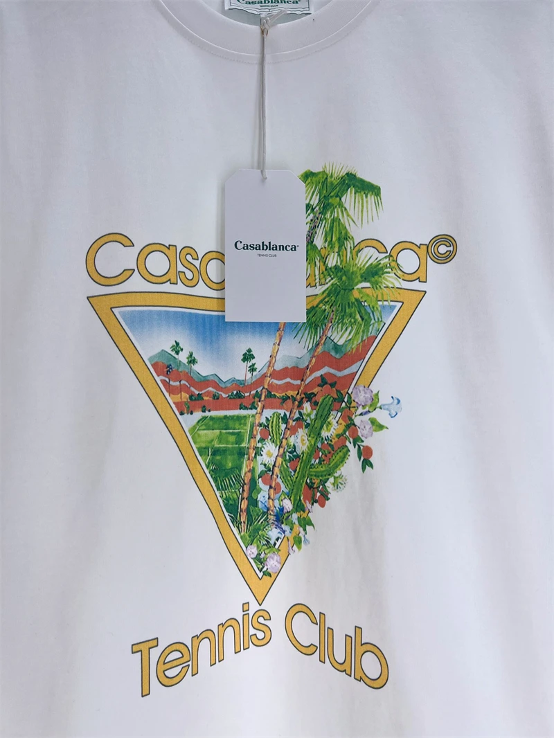 Високо качество 
 Тениски за тенис клуб Castle Triangle Казабланка-за мъже и жени, ризи с къс ръкав