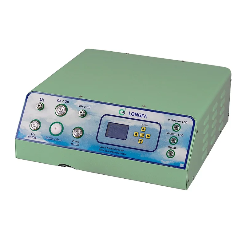 Генератор на озон 0-80 мкг/мл, анализатор на озон и вграден деструктор на озона, се използва за лечение на диабет в лумбалната област