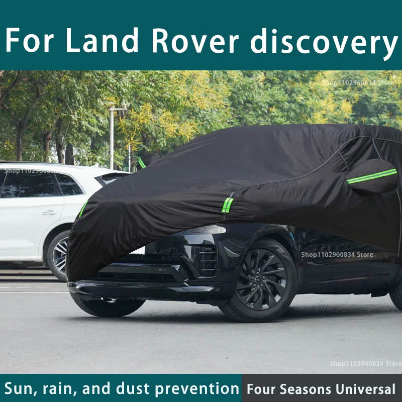 За Land Rover Discovery 210T пълни автомобилни седалките Външна UV защита от слънцето прах, дъжд, Сняг защитен automobile калъф Auto черен калъф