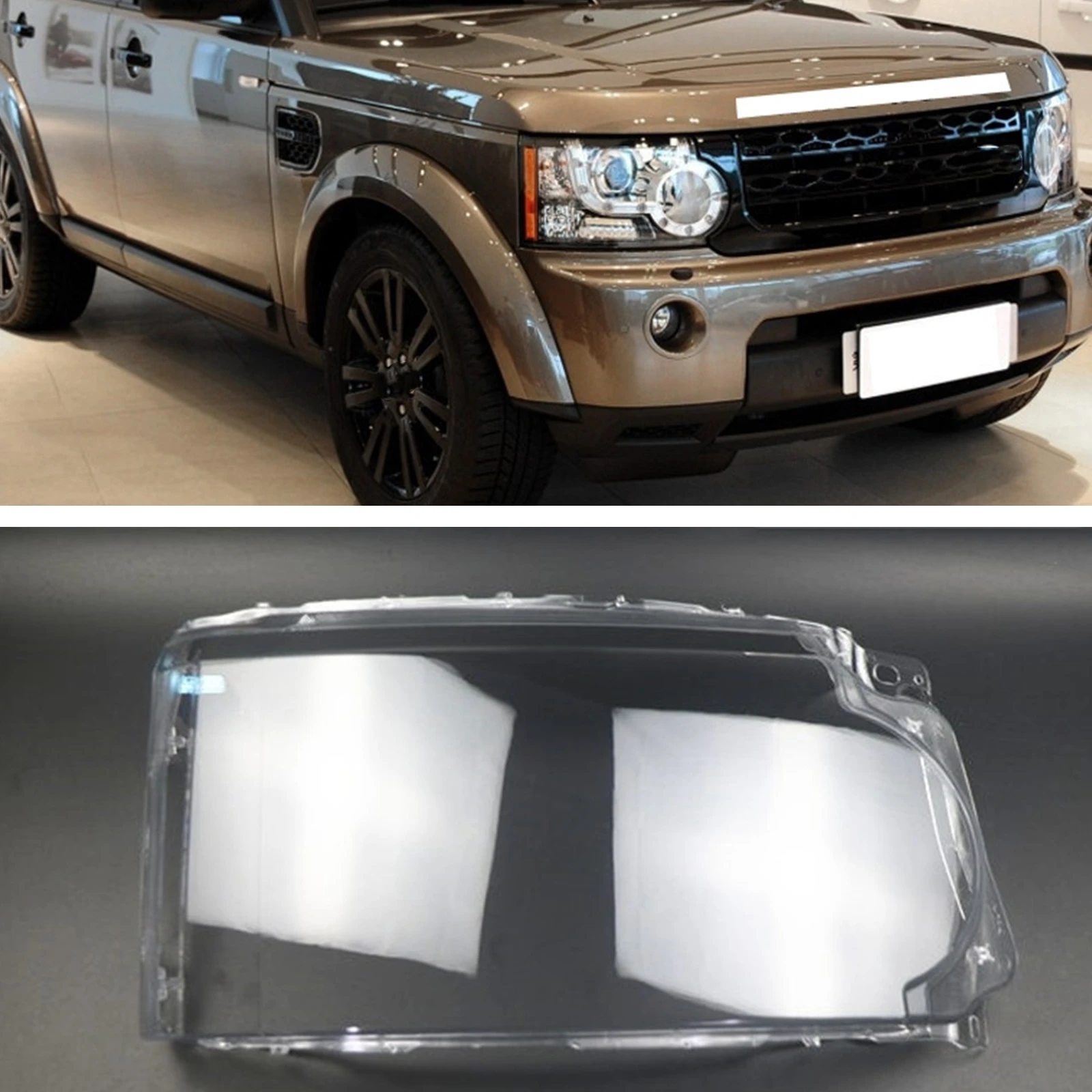 Капачка на обектива отпред фаровете на колата, корпус фарове, корпус лампи, лампа, капак за Land Rover Discovery LR4 2010-2013