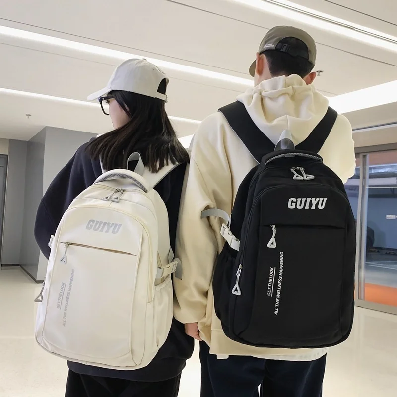 Корейската версия на училищната чанта за по-малките ученици Лаптоп раница обикновена мода голям капацитет