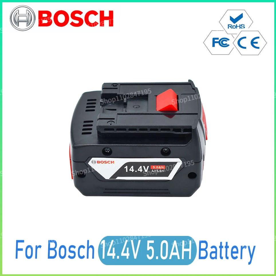 Литиево-йонна Батерия Bosch 14,4 V 5Ah Акумулаторна батерия за Подмяна на резервната батерия Bosch GBH ГДР GSR DDS180 BAT614G BAT607 BAT607G