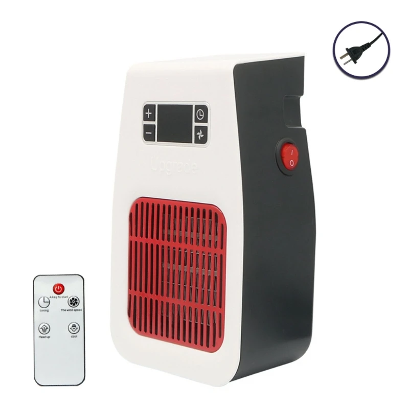 Мини-електрически нагревател за помещения с мощност 500 W, преносим нагревател за вашия офис, нагревател за спалня, офис и зимното помещение
