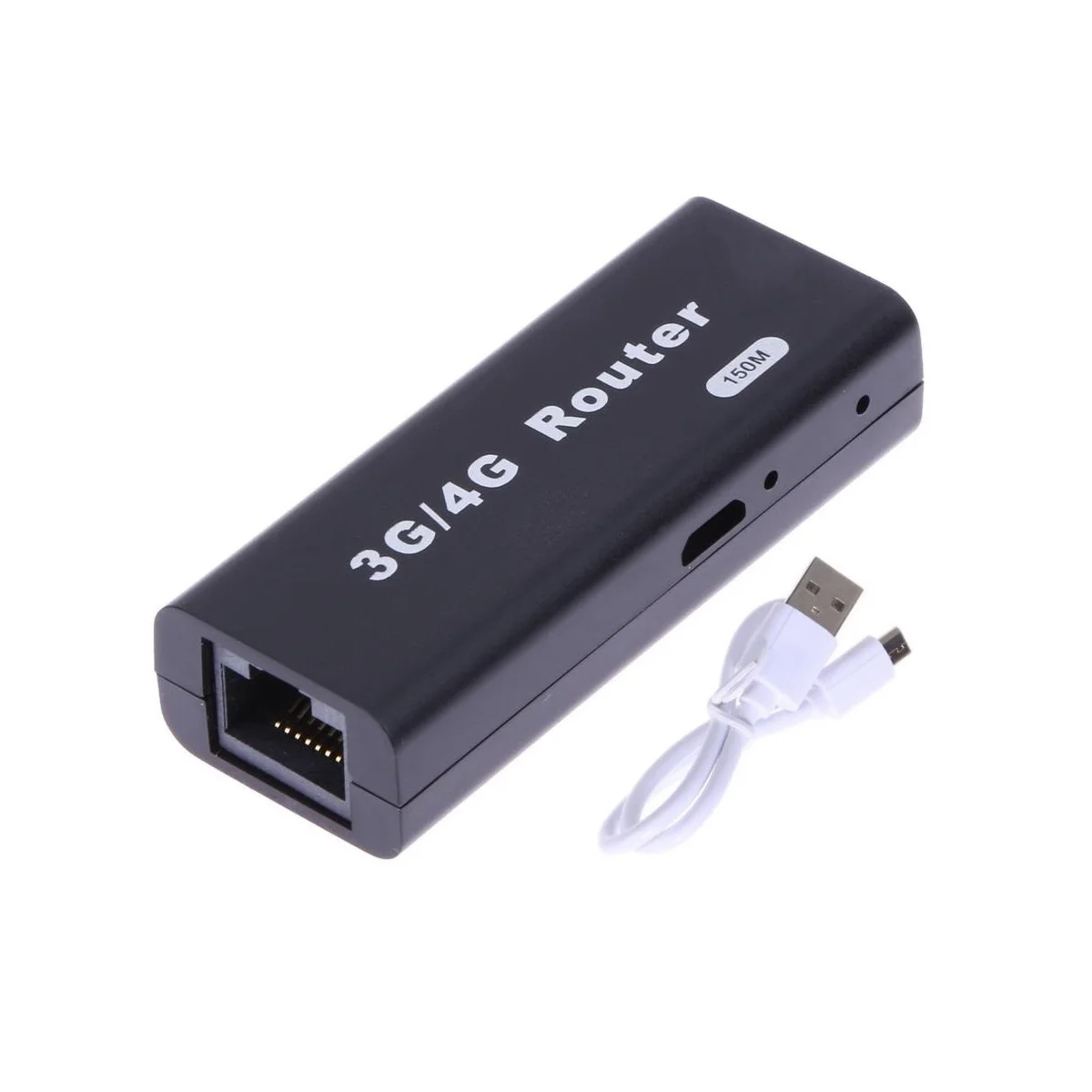 Мини преносим 3G/4G Wi-Fi точка за достъп до Wlan Точка за достъп Wi-Fi 150 Mbps RJ-45 на USB Безжичен рутер с USB-кабел