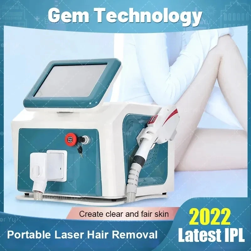 Най-новото 2023 сапфирен IPL професионално лазерно обезкосмяване преносимо лазерно оборудване за коса на цялото тяло