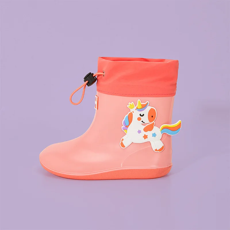 Непромокаеми обувки за деца, класически водоустойчив детски обувки, детски непромокаеми ботуши, гумени ботуши, водоустойчив обувки за момчета с 3D картина