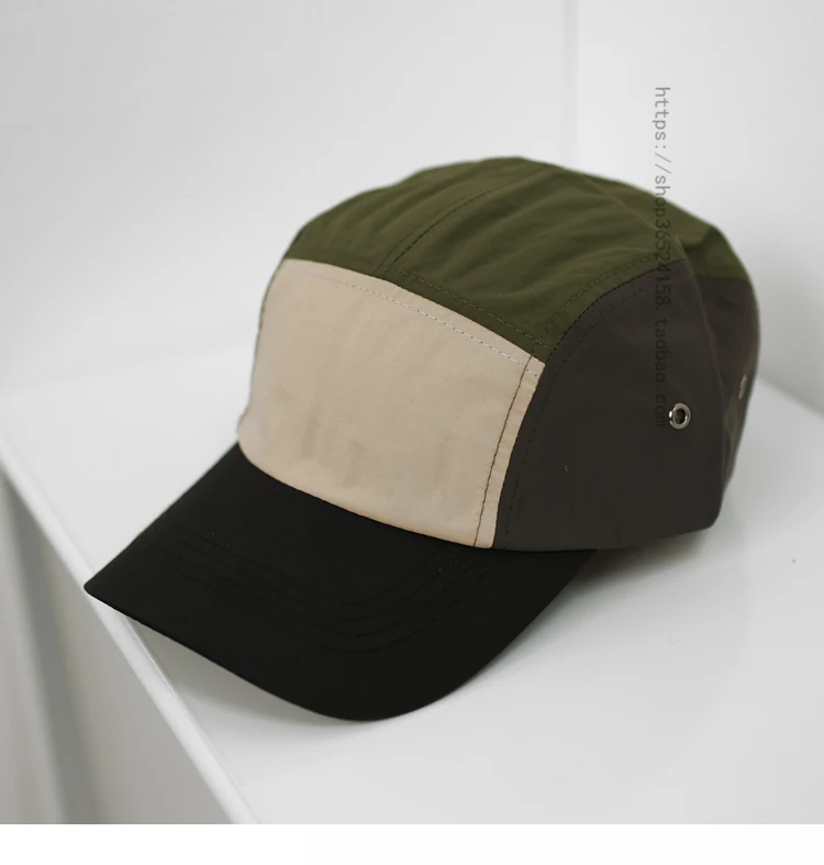 Нова шапка от пет елементи в американския ретро-стил, тънка бързосъхнеща мека шапка с козирка, за спортове на открито, модна шапка от слънцето с извити полета