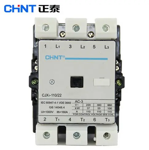 Оригинален контактор CE 3TF50 ac CHINT CJX110/22 380V 110V 220V 36V 24V