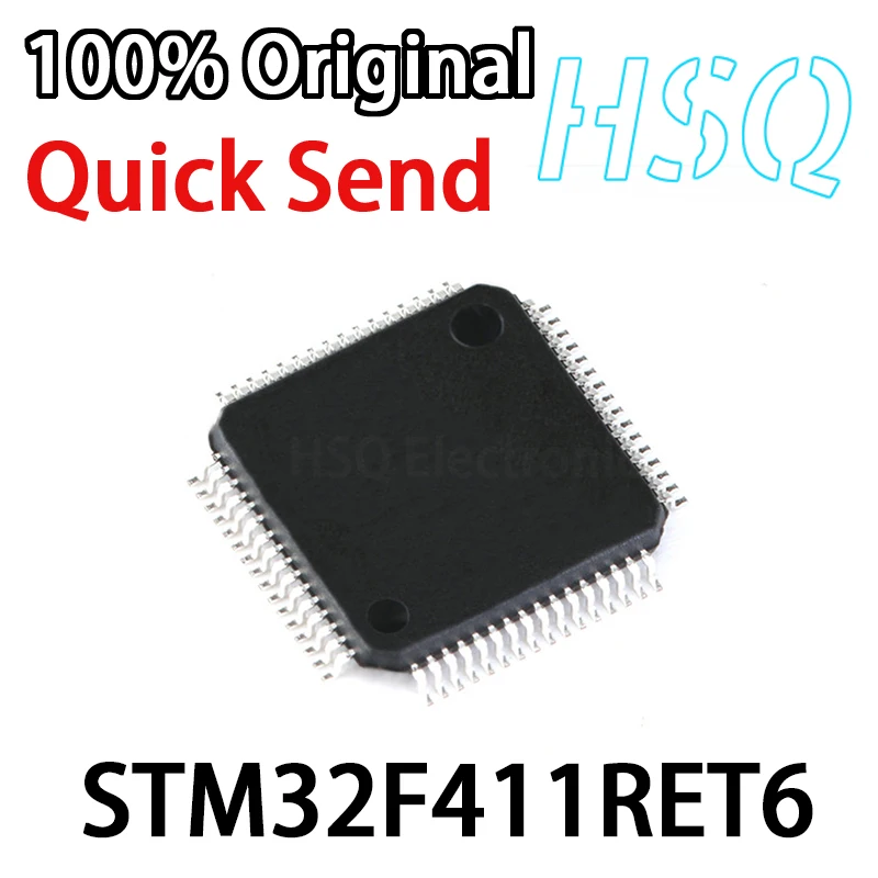 Оригиналът на 32-битов микроконтролер STM32F411RET6 STM32F411 LQFP-64
