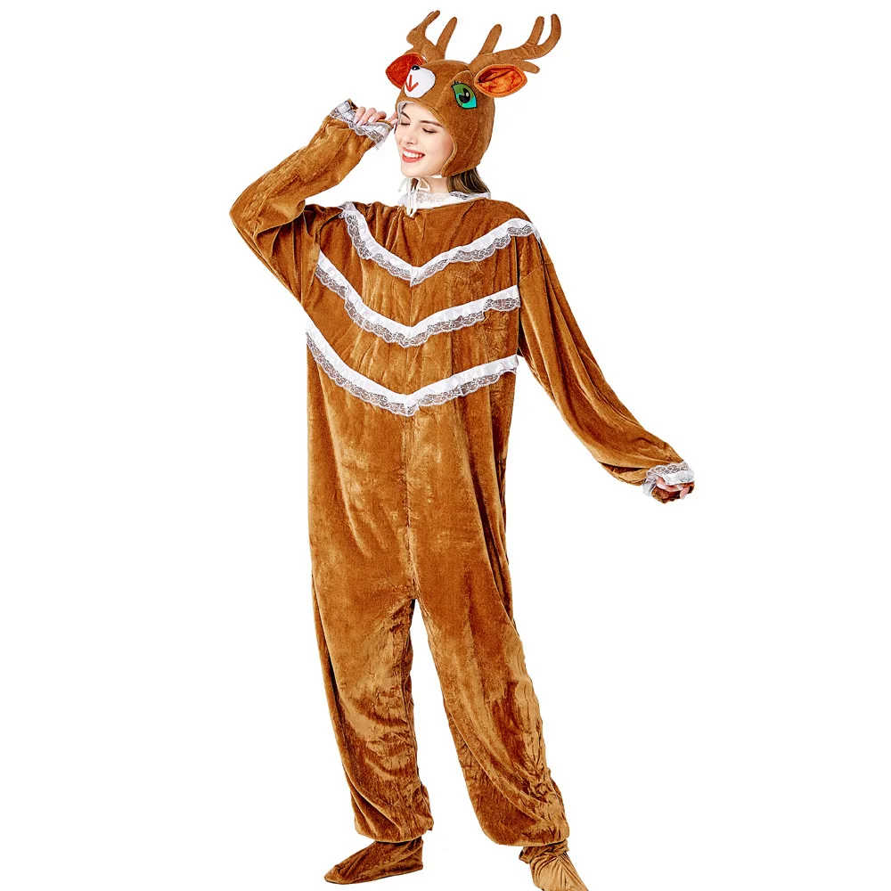 Сладък костюм на Хелоуин, за жени-Секси cosplay костюм на елен Cosplay животни, секси костюми за Хелоуин