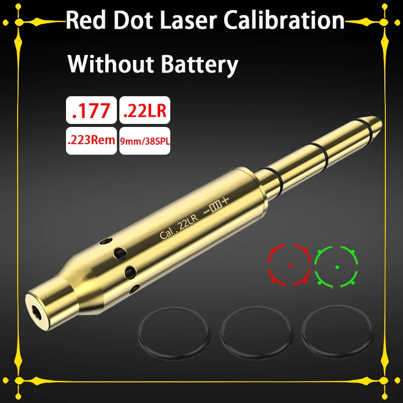 Тактически .22LR 9 мм калибър 223,177 Червена точка и Лазерен калибровочный очите Латунная куршум на пушка Пистолет Страйкбол Зрителни ловен прицел