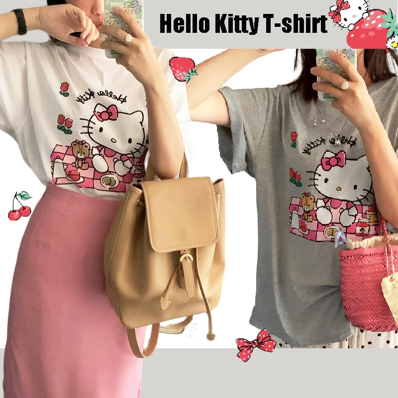 Тениска Kawaii Sanrio с шарките на 
