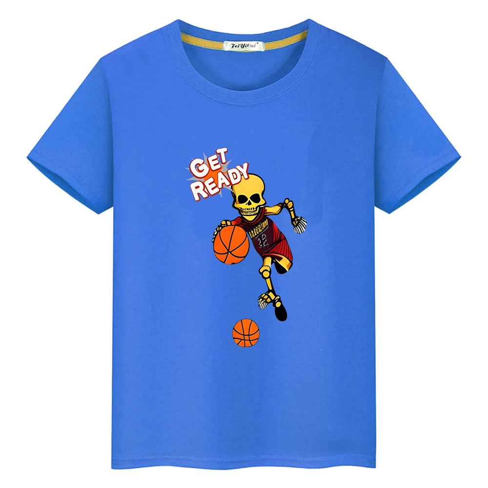 Тениска с изображение на баскетбола 
