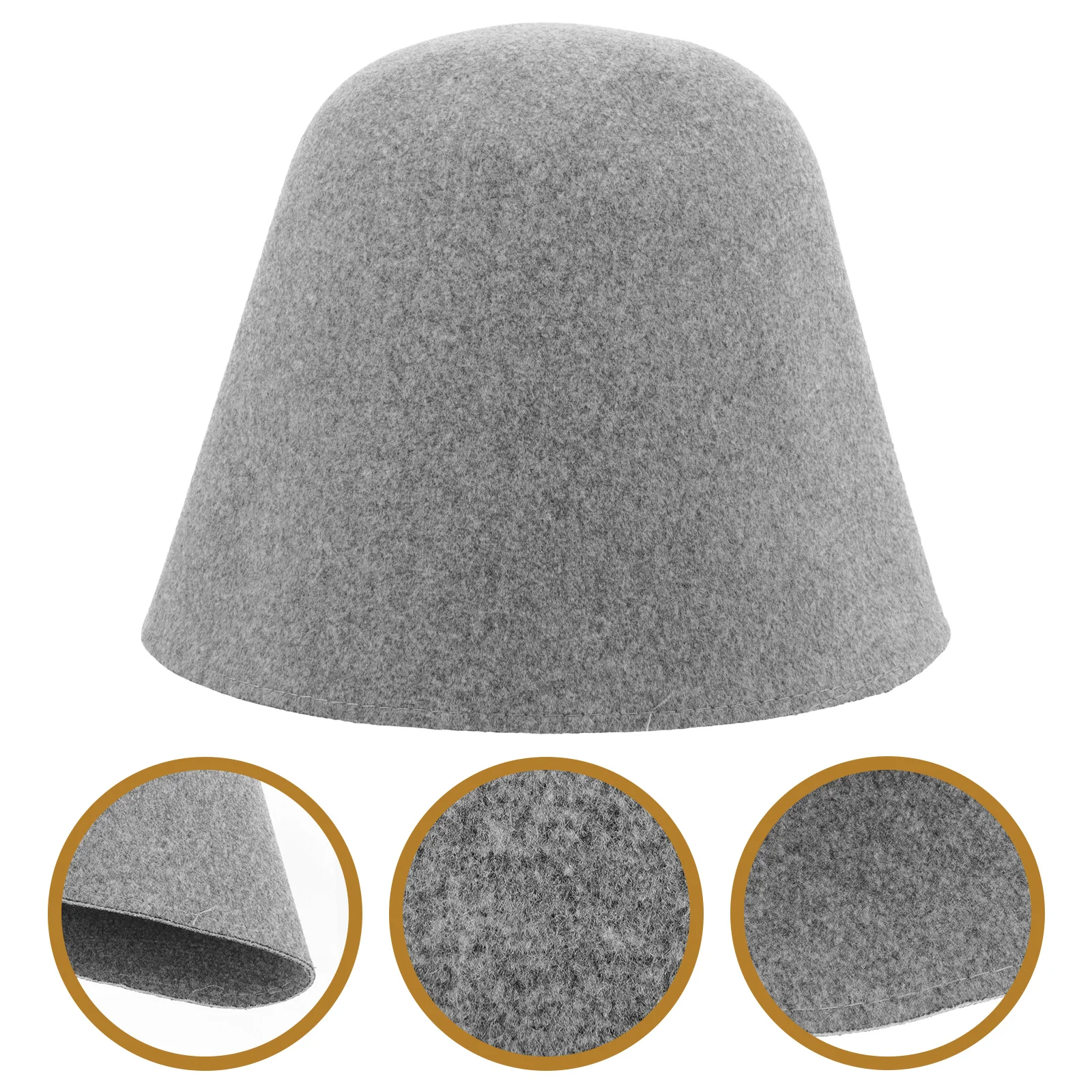 Фетровая шапка за душ, удобна шапка за сауна, поглъщащ аксесоари, дишаща домакински вана