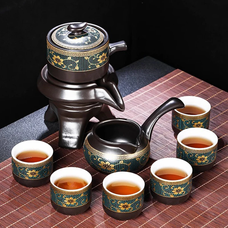 Чаша Размахване Чай Гърне Купа Китайска Церемония За Кафе Пътен Чай Кунг-Фу Керамични Съдове За Заваряване На Juego De Te Стоки За Дома